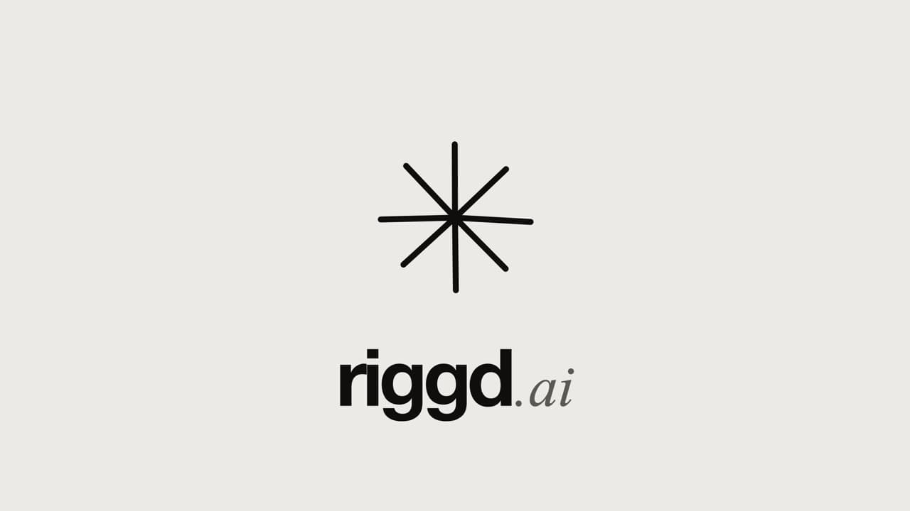The riggd.ai brand mark — an eight-point starburst above the riggd.ai wordmark on a soft off-white background.